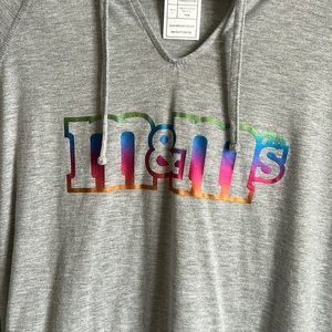 M & Ms women’s lightweight long sleeve hoodie